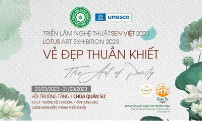 Triển lãm “Nghệ thuật Sen Việt 2023” chữa lành tâm hồn, lan tỏa thông điệp hòa bình