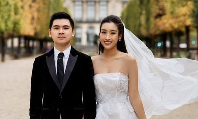 Ông xã Đỗ Mỹ Linh bất ngờ khoe ảnh cưới chụp tại Pháp