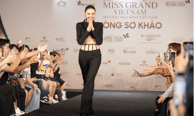 Hoa hậu Thùy Tiên tới trễ tại vòng sơ khảo Miss Grand Vietnam 2023