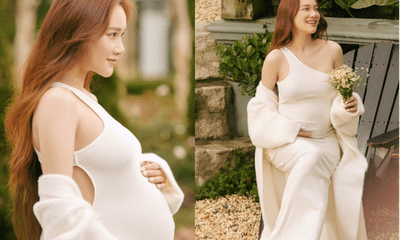 Giải trí - Hé lộ hình ảnh bụng bầu cuối thai kỳ của Nhã Phương 