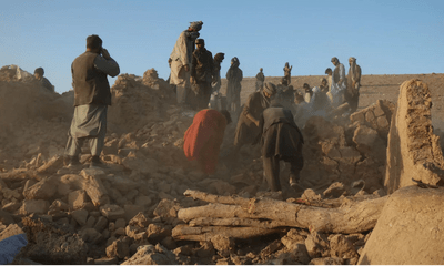 Afghanistan: Gần 2.000 người đã thiệt mạng trong trận động đất 