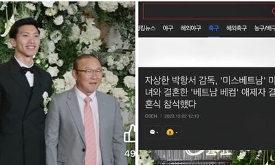 Đám cưới Đoàn Văn Hậu xuất hiện trên báo Hàn Quốc