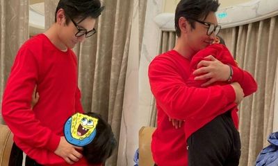 Huỳnh Hiểu Minh hiếm hoi chia sẻ hình ảnh tình cảm bên con trai Tiểu Hải Miên