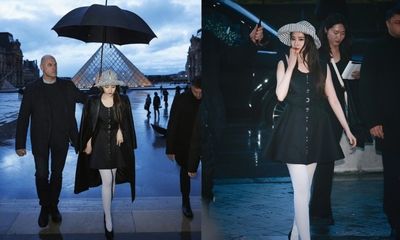 Tin tức giải trí - Lưu Diệc Phi xuất hiện với tạo hình gây thất vọng tại show diễn của Louis Vuitton