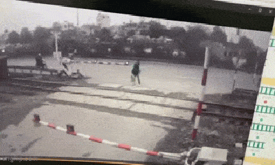 Xót xa khoảnh khắc nữ sinh bị tàu hỏa tông trúng ở Hưng Yên