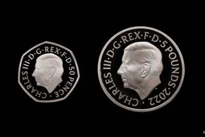 Công bố hình chân dung Vua Charles III đúc trên tiền xu của Anh 