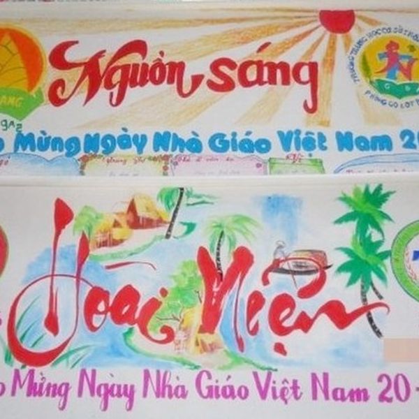 Cách làm báo tường đơn giản nhưng vẫn ấn tượng chào mừng ngày Nhà giáo Việt Nam 20/11